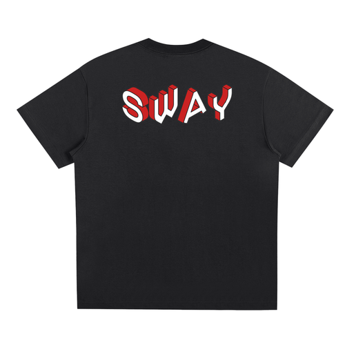 Black/Red SWAY Quick Dry Cooling T-Shirt