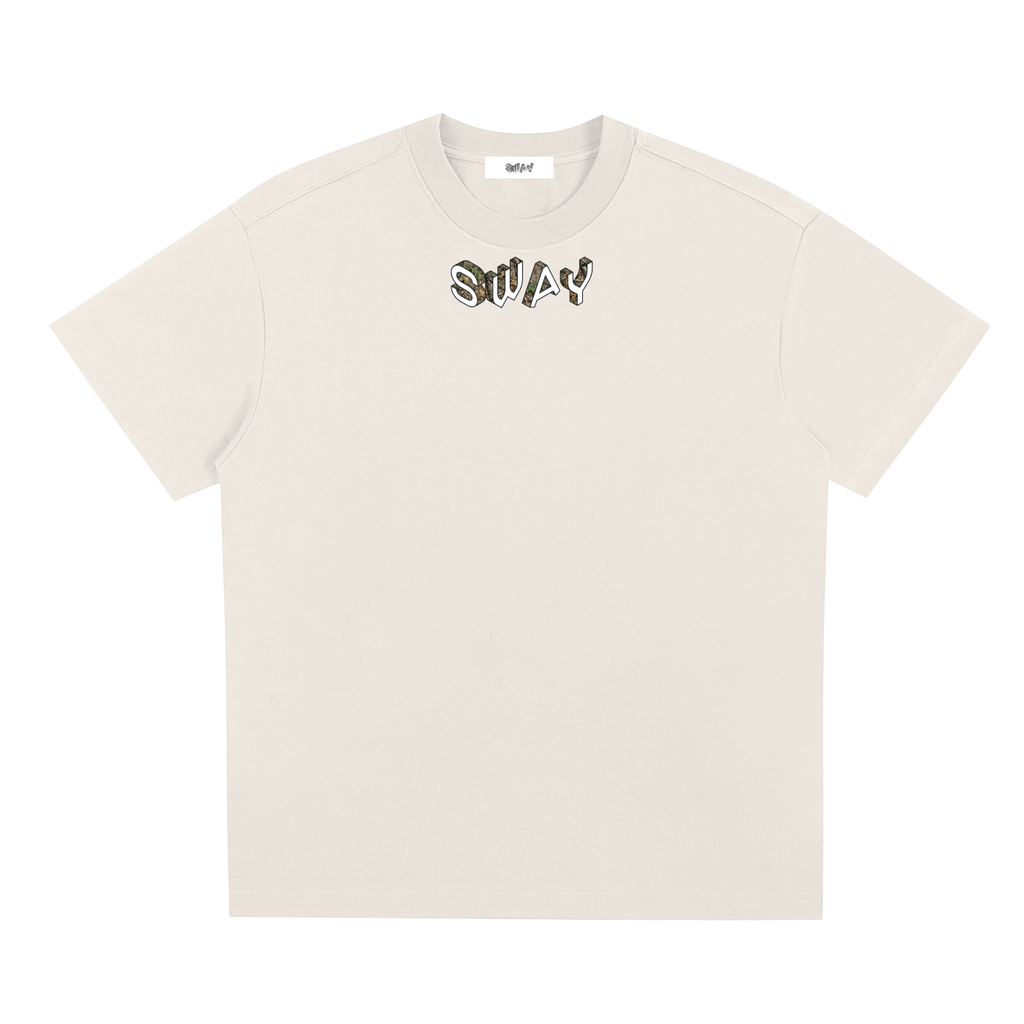 SWAY Cream/Camo Sorona Quick Dry Cooling T-Shirt