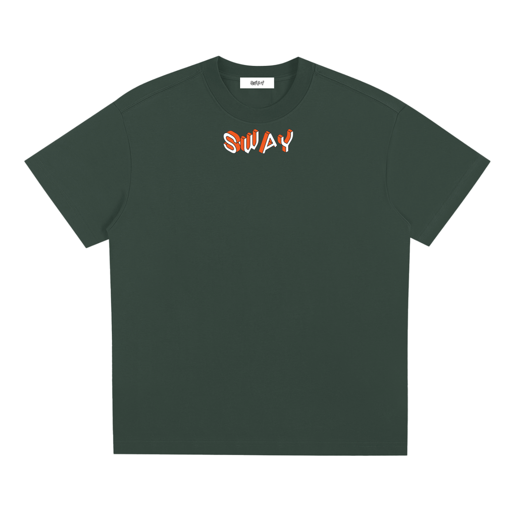 Green/Orange SWAY Quick Dry Cooling T-Shirt