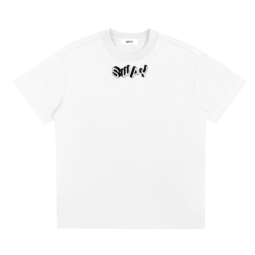 White/Black Sway Quick Dry Cooling T-Shirt