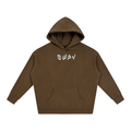 Brown/Camo SWAY Oversize Fleeced Hoodie