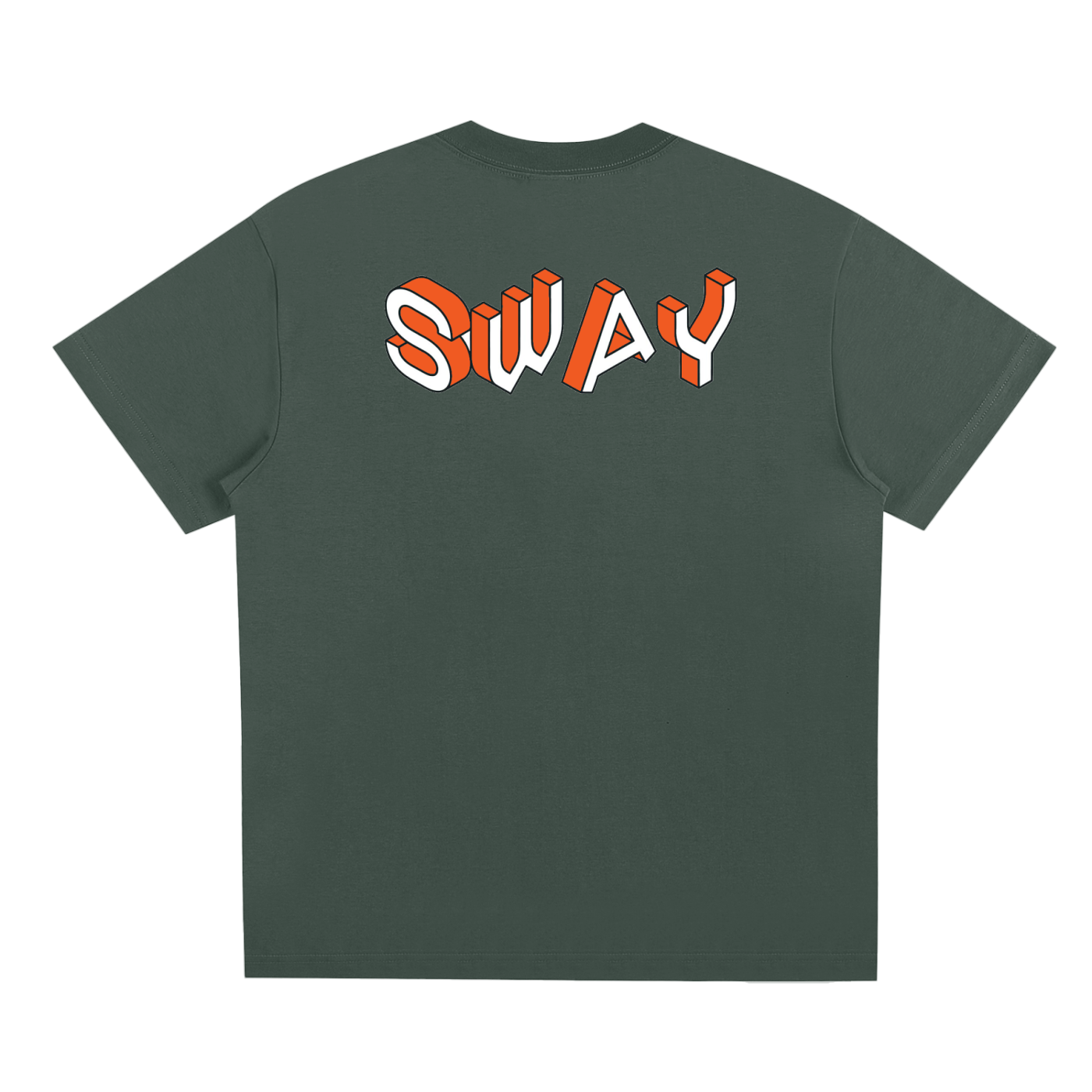 Green/Orange SWAY Quick Dry Cooling T-Shirt