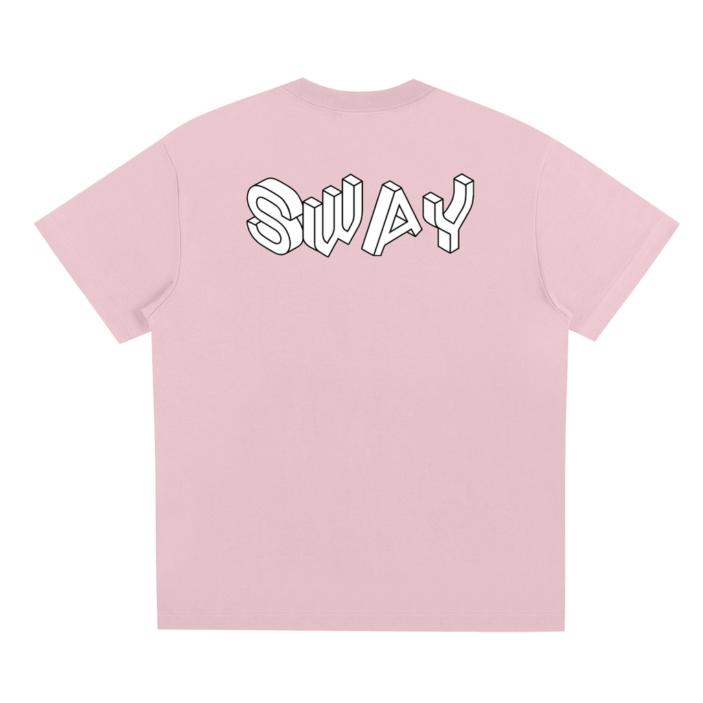 Pink/White SWAY Quick Dry Cooling T-Shirt