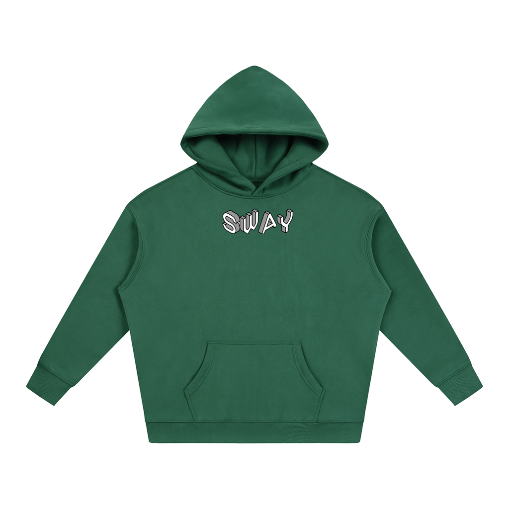 Grey SWAY Oversize Fleeced Hoodie